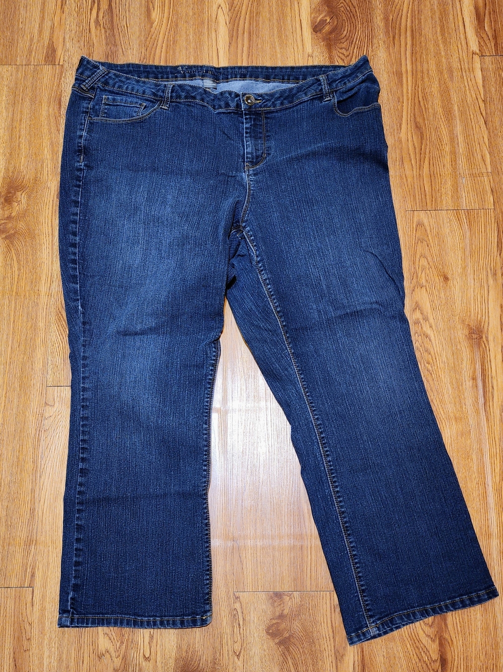 Natural Reflections Women’s Dark Blue Stretch Denim Jeans 20WP